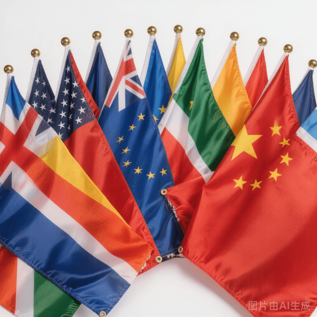 Soccer Nation Flag Set 50 Countries